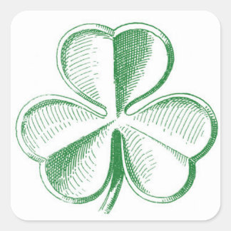 クローバーステッカー スクエアシール