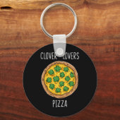 クローバーズ玉座St patricks dayおもしろいアイリッシュボーイズガール キーホルダー (正面)