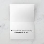 クローバーセントパトリックカード カード (内部)