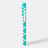 クローバーターコイズパターンモノグラム Case-Mate iPhoneケース (裏面 / 左)