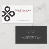 クローバーデザイン 名刺 (正面/裏面)