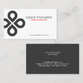 クローバーデザイン 名刺 (正面/裏面)