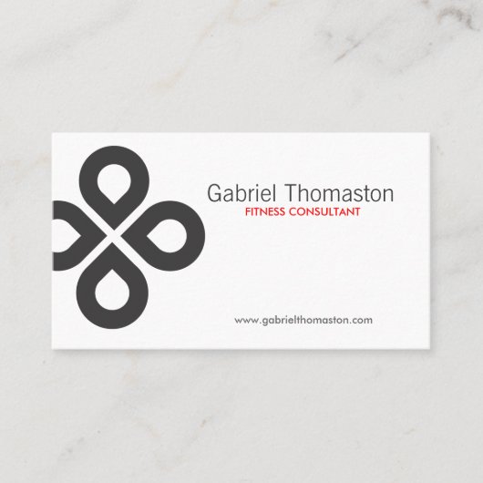 クローバーデザイン 名刺 (正面)