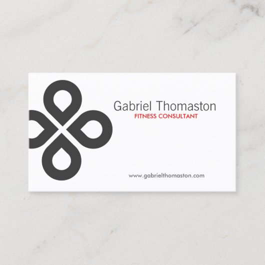 クローバーデザイン 名刺 (正面)