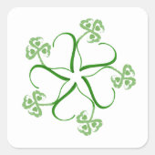 クローバーハートシール スクエアシール (正面)