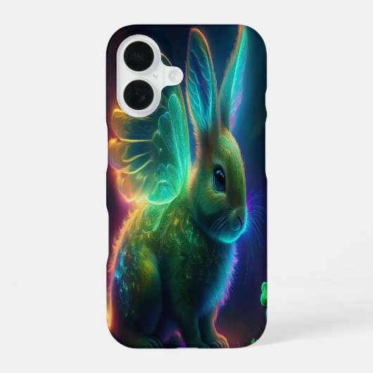 クローバーバニー iPhone 16ケース (裏面)