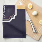 クローバーパターン キッチンタオル (四つ折り)