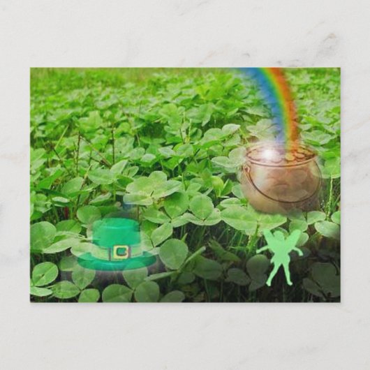 クローバーパッチ、ポストカード ポストカード (正面)