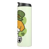 クローバーパップラブ – St. Patrick's Day Dog Design タンブラー (回転右)