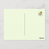 クローバーパップラブ – St. Patrick's Day Dog Design ポストカード (裏面)