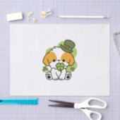 クローバーパップラブ – St. Patrick's Day Dog Design 薄葉紙 (クラフト)