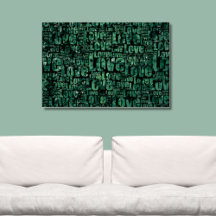 クローバーフィールドグリーンタイポグラフィLOVE