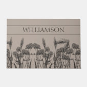 クローバーホ wheat シグネチャー ドアマット (正面)