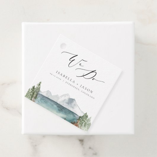 クローバーボホ素朴マウンテンレイク結婚ズ フェイバータグ (インサイチュ)