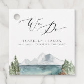 クローバーボホ素朴マウンテンレイク結婚ズ フェイバータグ (正面)