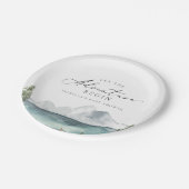 クローバーマウンテンレイクアドベンチャーベビーシャワー ペーパープレート (アングル)