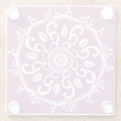 クローバーマンダラ ガラスコースター (裏面)