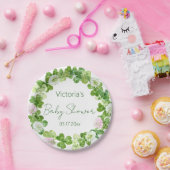 クローバーメドウ開花紙プレート ペーパープレート (パーティー)