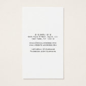 クローバーモダンロゴジュエリーイヤリングホルダーホワイト (裏面)