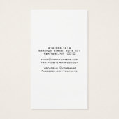 クローバーモダンロゴジュエリーイヤリングホルダーホワイト (裏面)