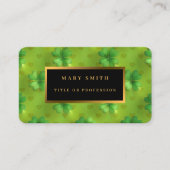 クローバーモダン4リストグリーンコレクション 名刺 (正面)