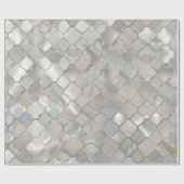 クローバーモロッコパターン真珠母 ラッピングペーパー (フラット)