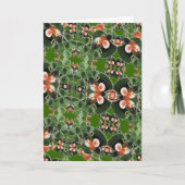 クローバー万華鏡のように千変万化するパターン聖パトリックの日 カード (正面)