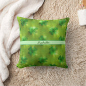 クローバー人気がある4リストグリーンコレクション クッション (ブランケット)