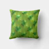 クローバー人気がある4リストグリーンコレクション クッション (裏面)