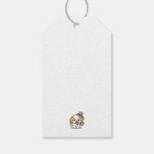 クローバー付きラッキーアップ – 聖パトリックの日の贈り物 ギフトタグ (裏面)