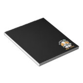 クローバー付きラッキーアップ – 聖パトリックの日の贈り物 ノートパッド (アングル)