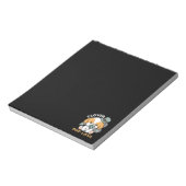 クローバー付きラッキーアップ – 聖パトリックの日の贈り物 ノートパッド (回転)