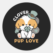 クローバー付きラッキーアップ – 聖パトリックの日の贈り物