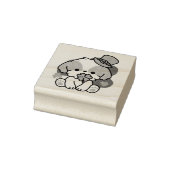 クローバー付きラッキーアップ – 聖パトリックの日の贈り物 ラバースタンプ (スタンプ)