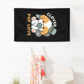 クローバー付きラッキーアップ – 聖パトリックの日の贈り物 横断幕 (インサイチュ)