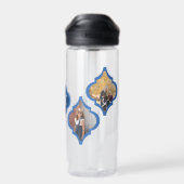 クローバー写真コラージュ ウォーターボトル (背面)