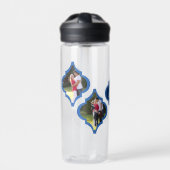 クローバー写真コラージュ ウォーターボトル (正面)