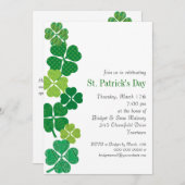 クローバー招待状 招待状 (正面/裏面)