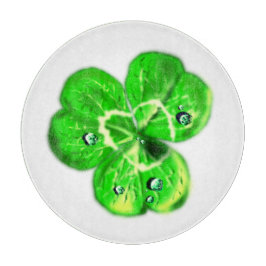 クローバー板の露滴 カッティングボード