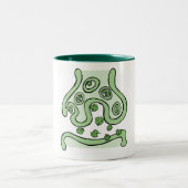 クローバー神経伝達物質 ツートーンマグカップ (中央)