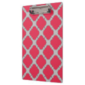 クローバー赤と灰色 クリップボード (左)