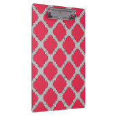 クローバー赤と灰色 クリップボード (右)