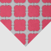 クローバー赤と灰色 薄葉紙 (詳細)