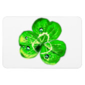 クローバー露滴磁石 マグネット (横)