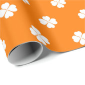 クローバー風味の紙ラッピング ラッピングペーパー (ロールコーナー)