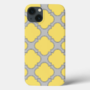 クローバー黄色と灰色のCase-Mate iPhoneケース iPhone 13ケース
