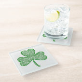 クローバー ガラスコースター (アングル)