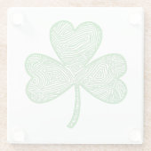 クローバー ガラスコースター (裏面)