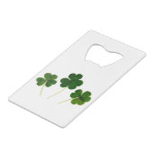 クローバー🍀 クレジットカード栓抜き (裏面アングル)