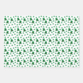 クローバー、シャムロック、ハズアイリッシュビア ラッピングペーパーシート (正面)